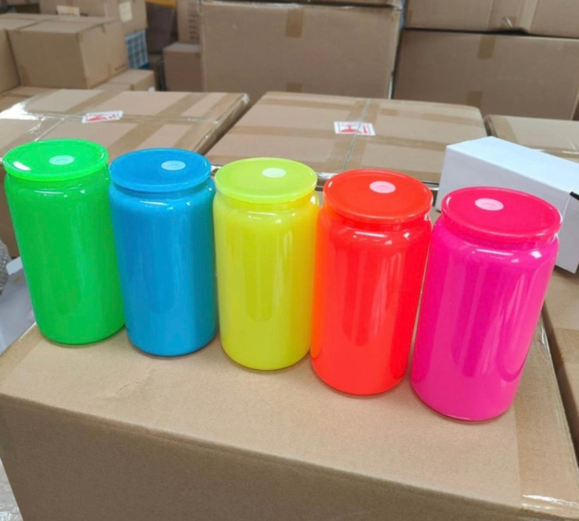 16oz Libby Neon Glass
