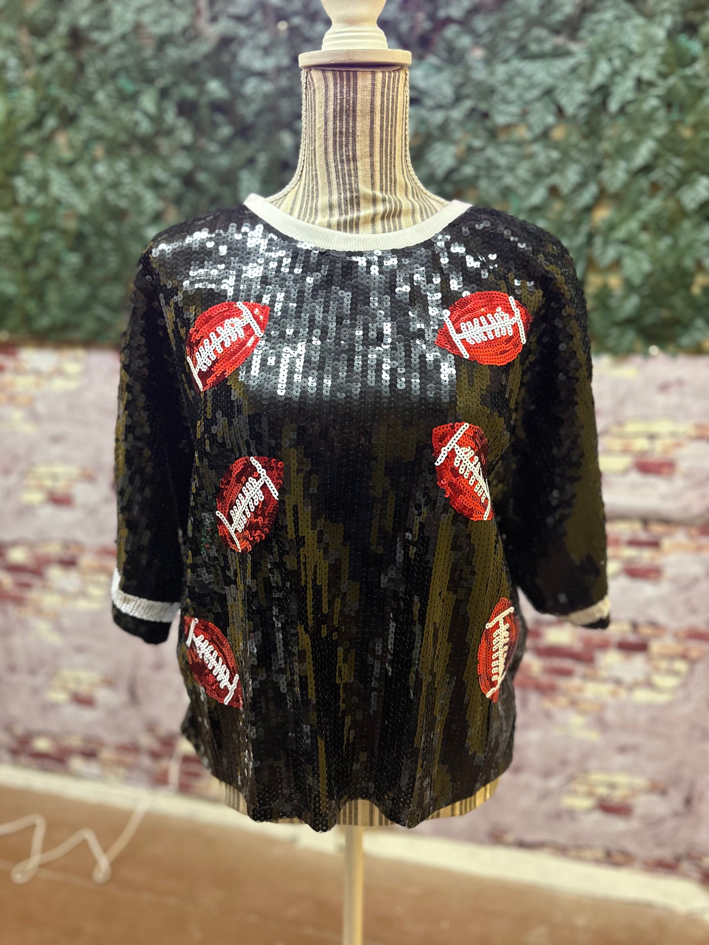 Football Sequins Jersey