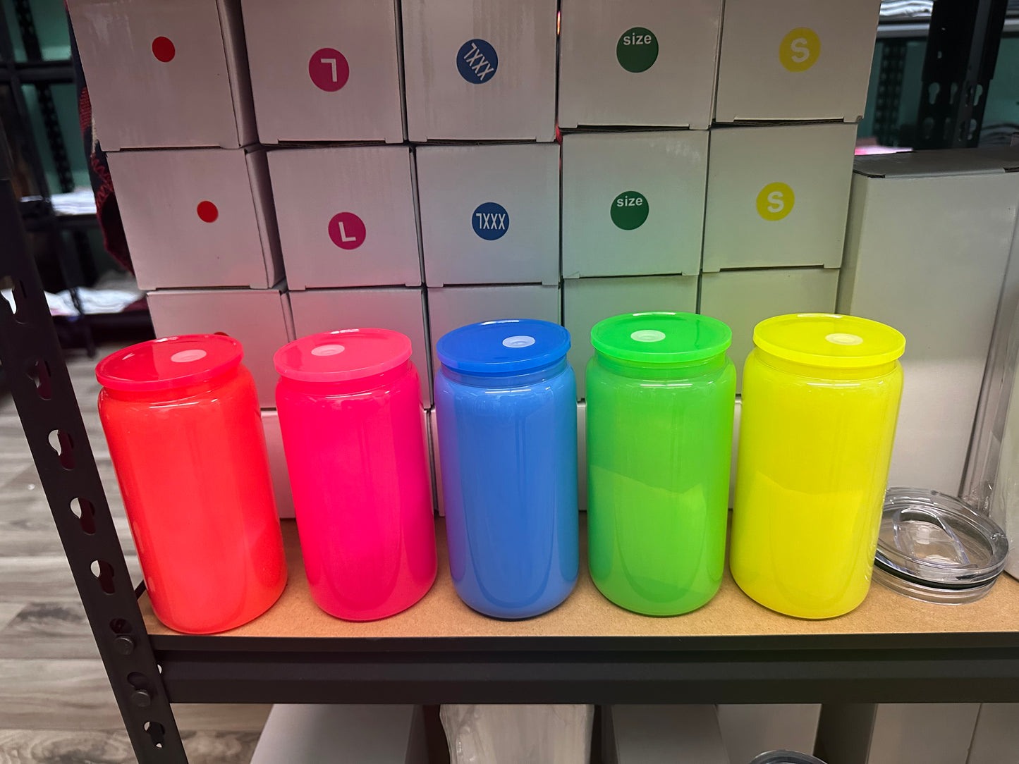16oz Libby Neon Glass