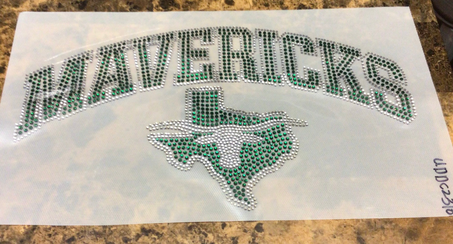 Maverick rhinestone
