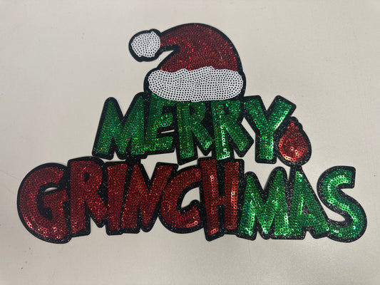 Merry Grinchmas Sequins