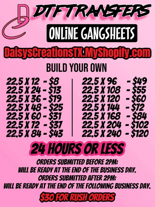 Build A Gang Sheet